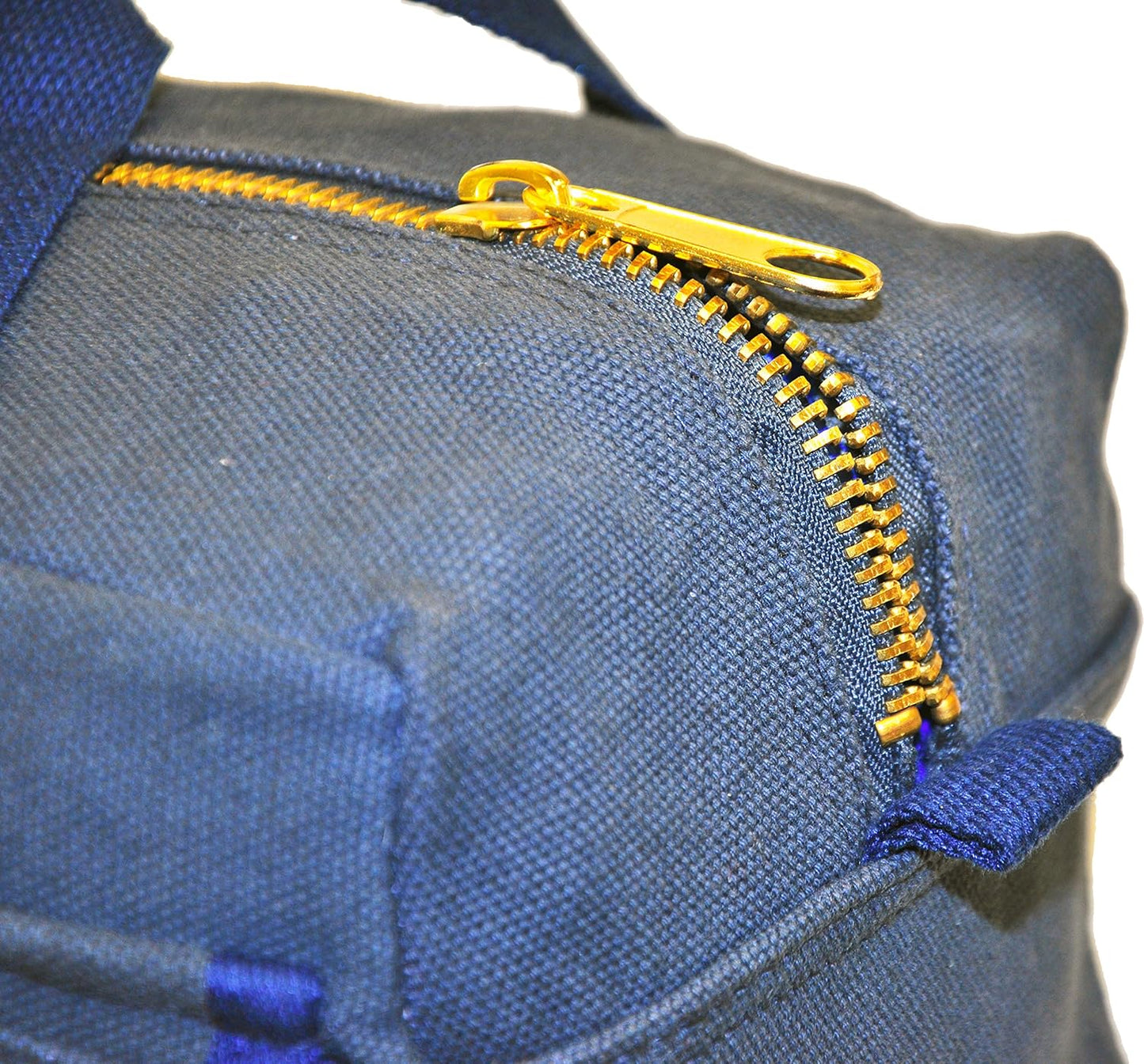 Waxed Canvas All Purpose Military Style Duffle Bag, Water-Resistant, Adjustable Strap, Fully Lined, Double Zipper Closure, heavy Duty, Olive Green
