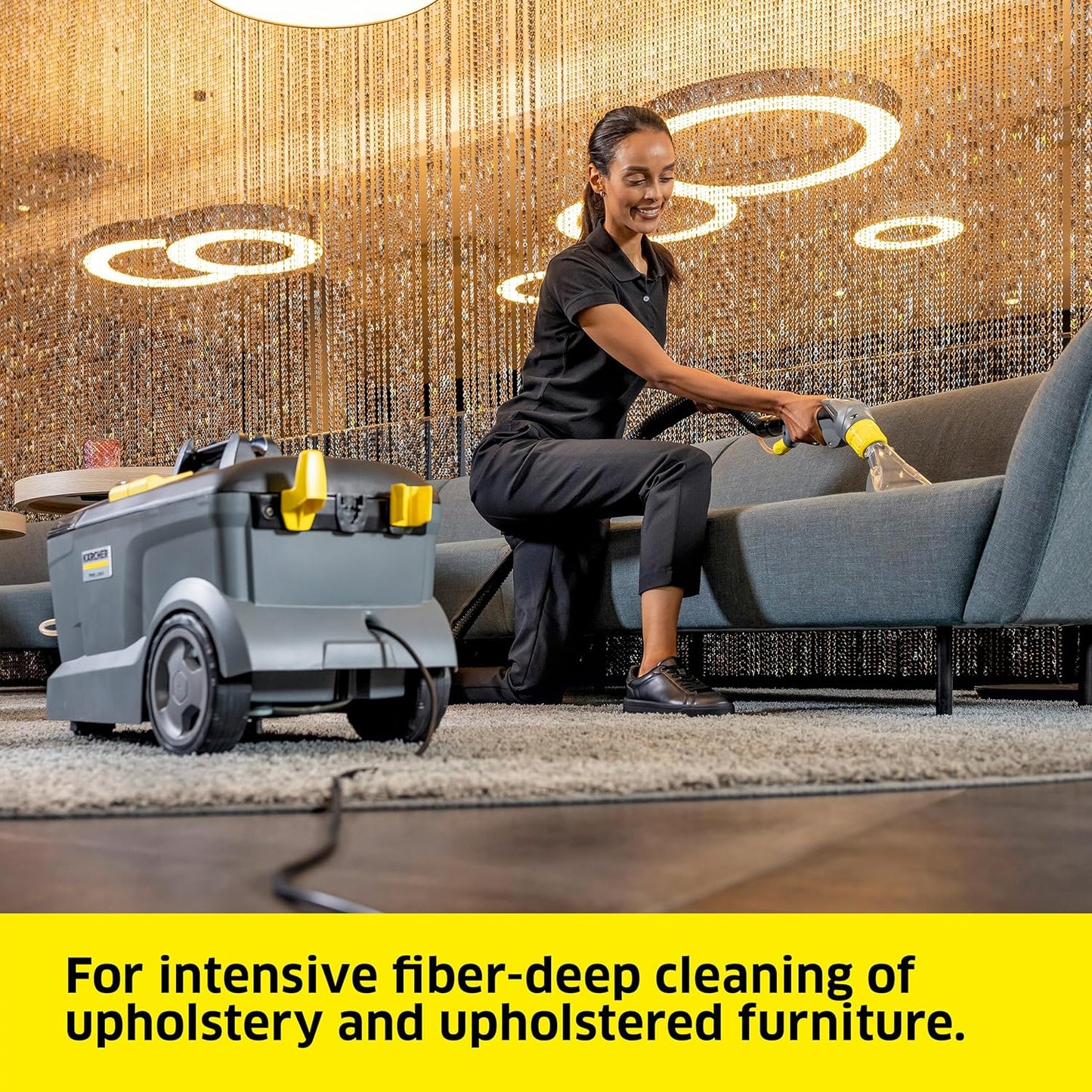 Kärcher Puzzi 10/1 Commercial Carpet Extractor 12.5 PSI - Spot Cleaner, Stain Remover, Area Rugs, Car and Auto Detailing, Carpet and Upholstery Cleaner - Onboard Accessory Storage - 4.9 Gallon