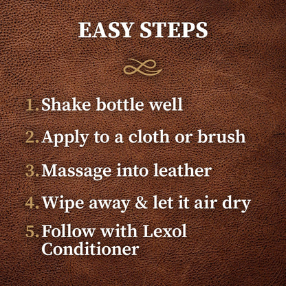 Lexol All Leather Cleaner 16.9 oz – Deep Cleaning formula for car interior, couches, furniture, shoes, boots, purses, jackets, gloves, saddles and motorcycle gear