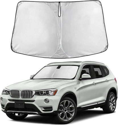 Windshield Sun Shade, Foldable Car Window Shades, 280T Visor Shade - Colors C