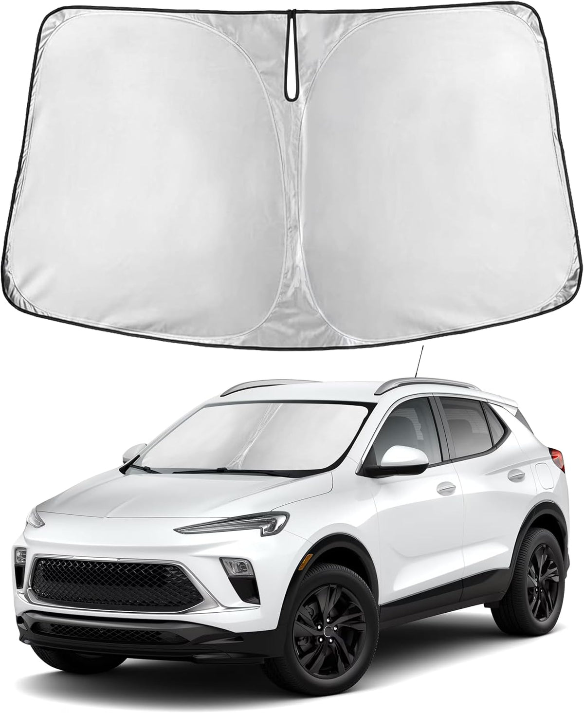 Windshield Sun Shade, Foldable Car Window Shades, 280T Visor Shade - Colors C