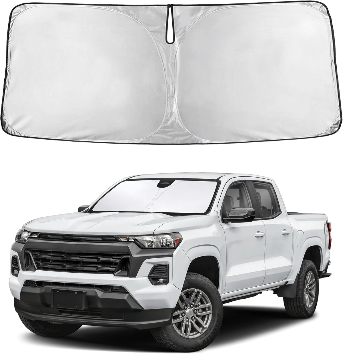 Windshield Sun Shade, Foldable Car Window Shades, 280T Visor Shade - Colors C