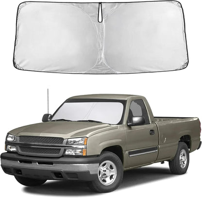 Windshield Sun Shade, Foldable Car Window Shades, 280T Visor Shade - Colors C