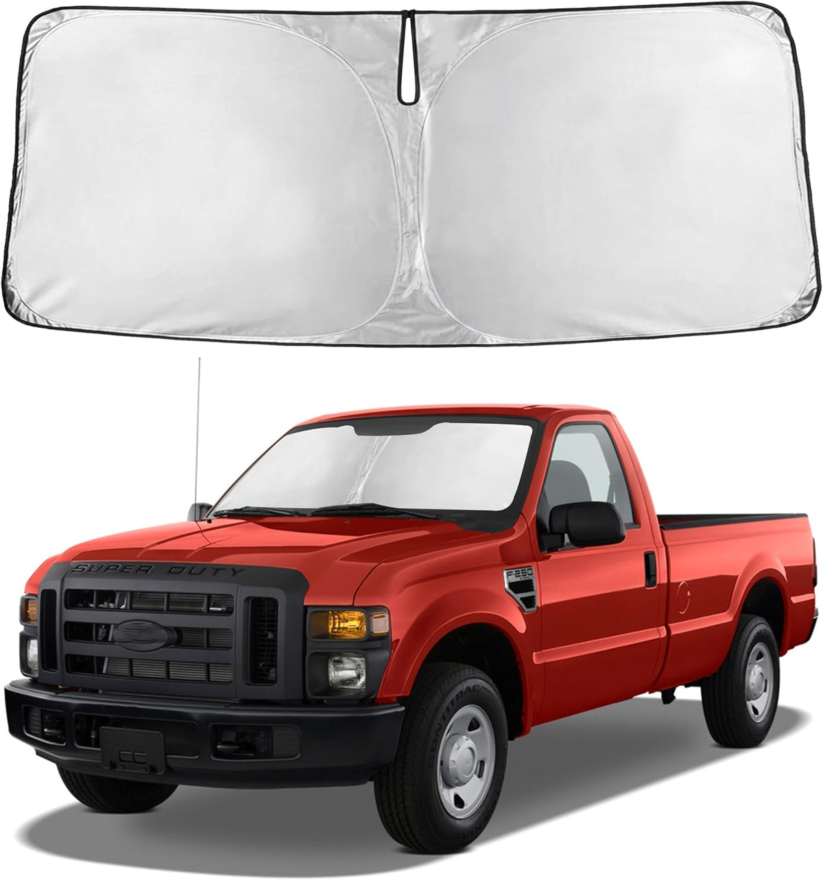 Windshield Sun Shade, Foldable Car Window Shades, 280T Visor Shade - Colors C