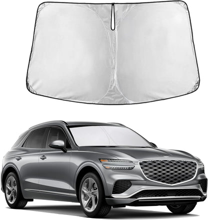 Windshield Sun Shade, Foldable Car Window Shades, 280T Visor Shade - Colors C