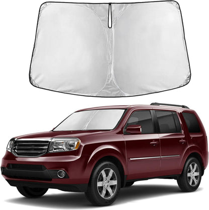 Windshield Sun Shade, Foldable Car Window Shades, 280T Visor Shade - Colors C