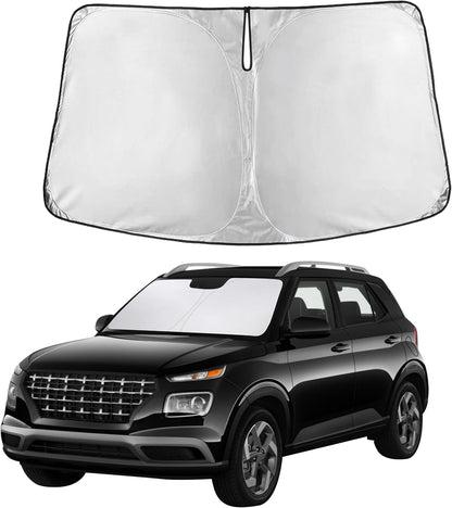 Windshield Sun Shade, Foldable Car Window Shades, 280T Visor Shade - Colors C
