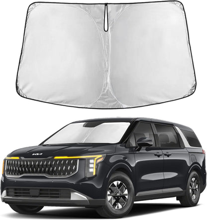 Windshield Sun Shade, Foldable Car Window Shades, 280T Visor Shade - Colors C