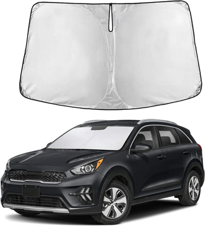 Windshield Sun Shade, Foldable Car Window Shades, 280T Visor Shade - Colors C