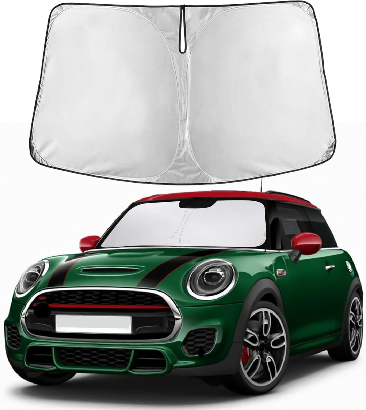 Windshield Sun Shade, Foldable Car Window Shades, 280T Visor Shade - Colors C