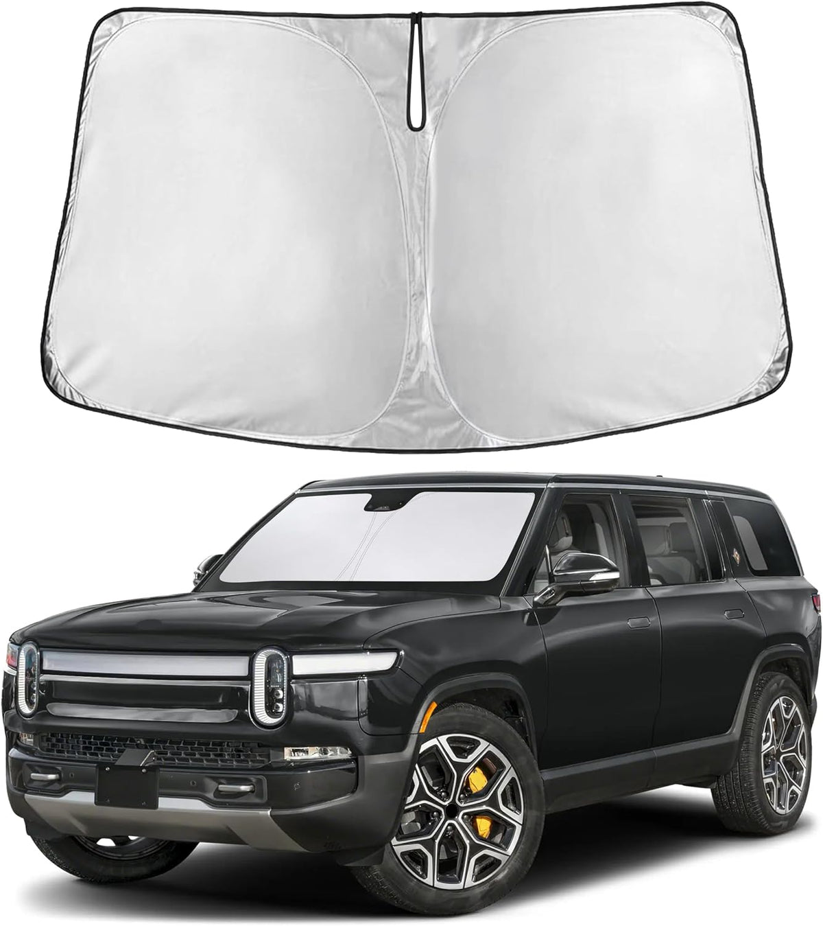 Windshield Sun Shade, Foldable Car Window Shades, 280T Visor Shade - Colors C