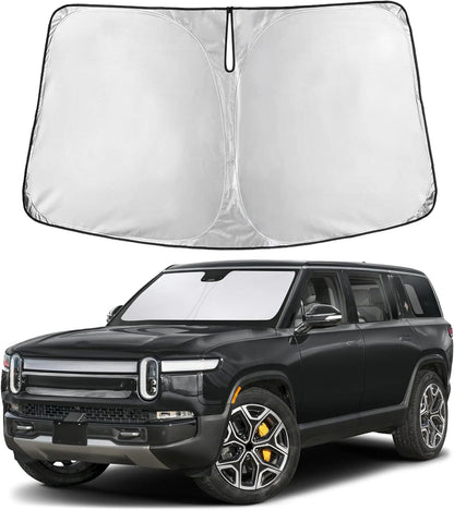 Windshield Sun Shade, Foldable Car Window Shades, 280T Visor Shade - Colors C