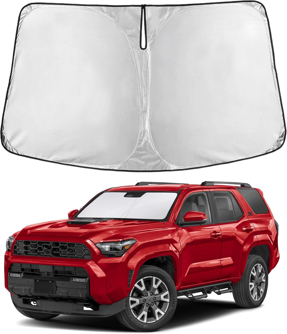 Windshield Sun Shade, Foldable Car Window Shades, 280T Visor Shade - Colors C