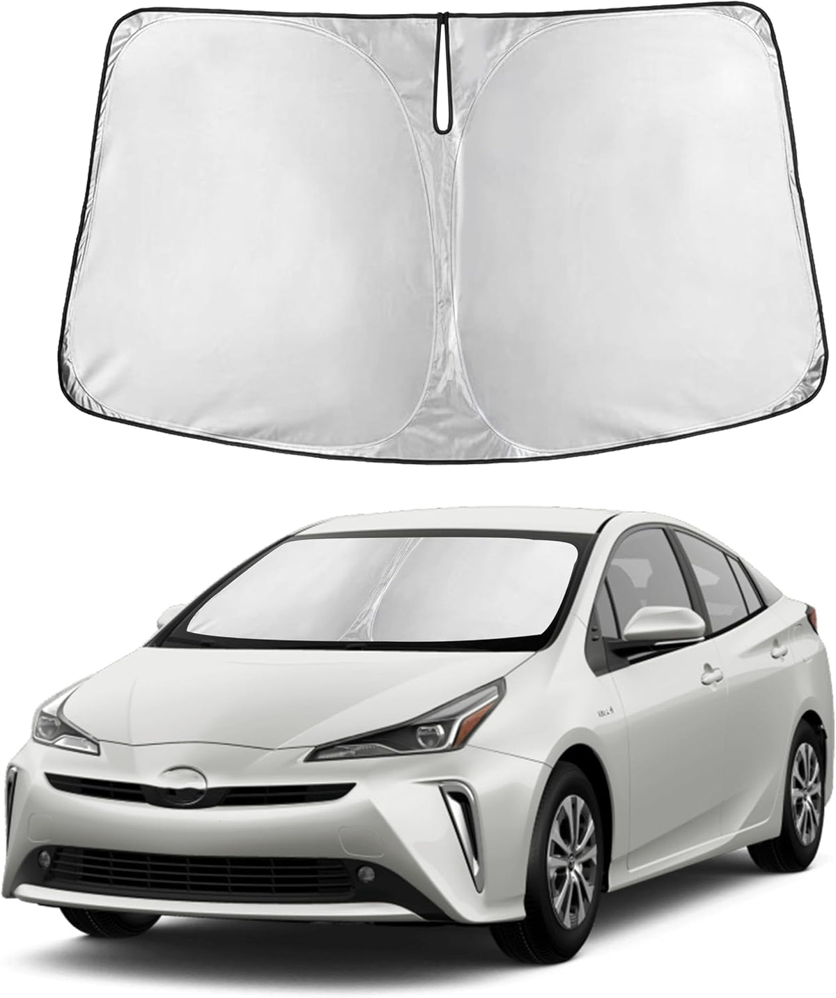 Windshield Sun Shade, Foldable Car Window Shades, 280T Visor Shade - Colors C