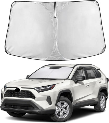 Windshield Sun Shade, Foldable Car Window Shades, 280T Visor Shade - Colors C