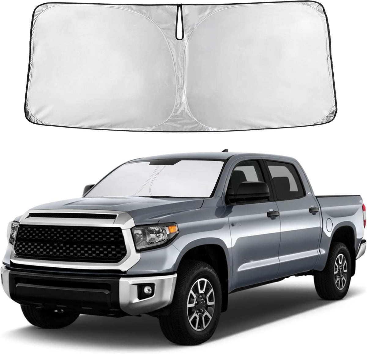Windshield Sun Shade, Foldable Car Window Shades, 280T Visor Shade - Colors C