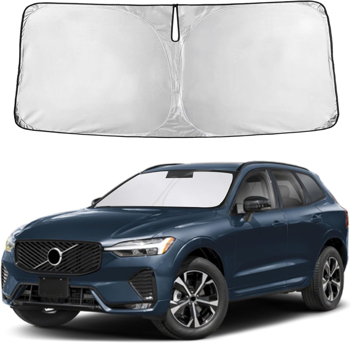 Windshield Sun Shade, Foldable Car Window Shades, 280T Visor Shade - Colors C