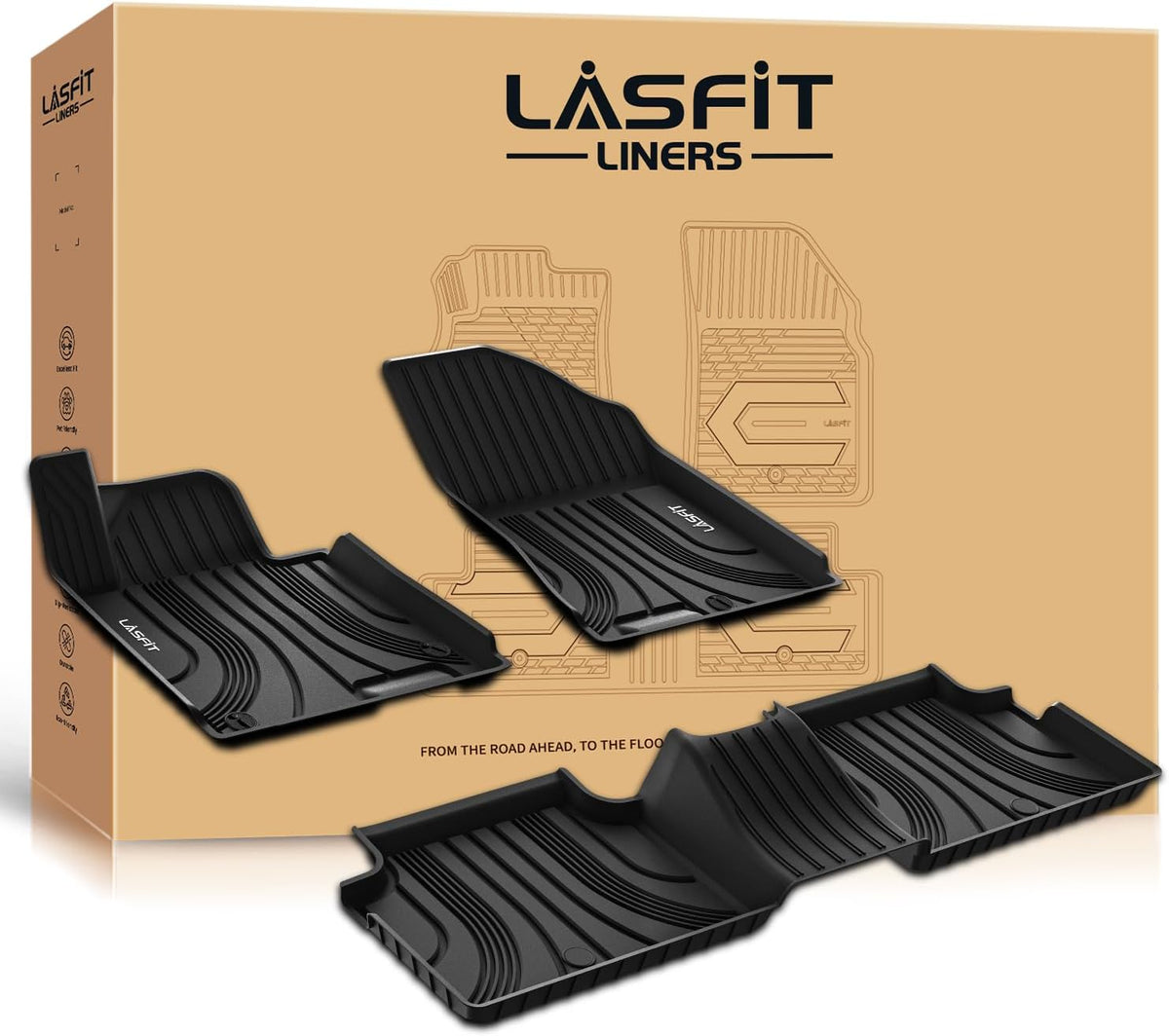 Floor Mats for Hyundai Sonata 2020-2026 / Kia K5 2021-2025 - Colors B