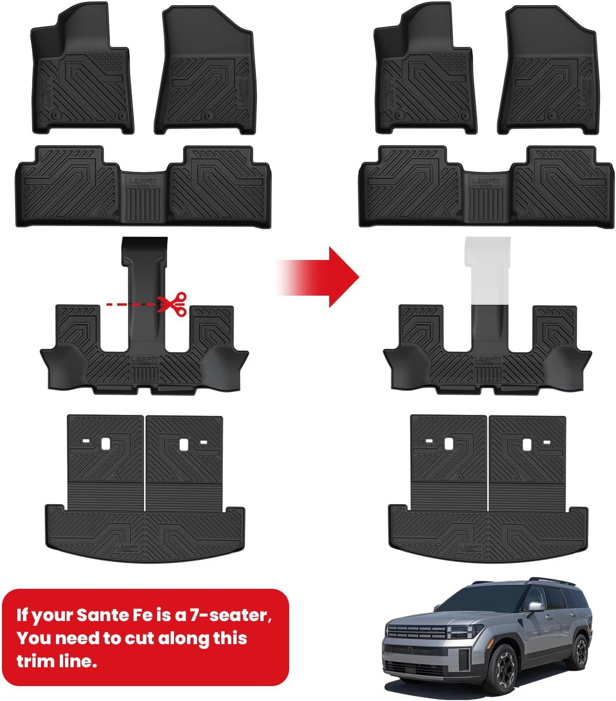 Floor Mats for Hyundai Sonata 2020-2026 / Kia K5 2021-2025 - Colors B