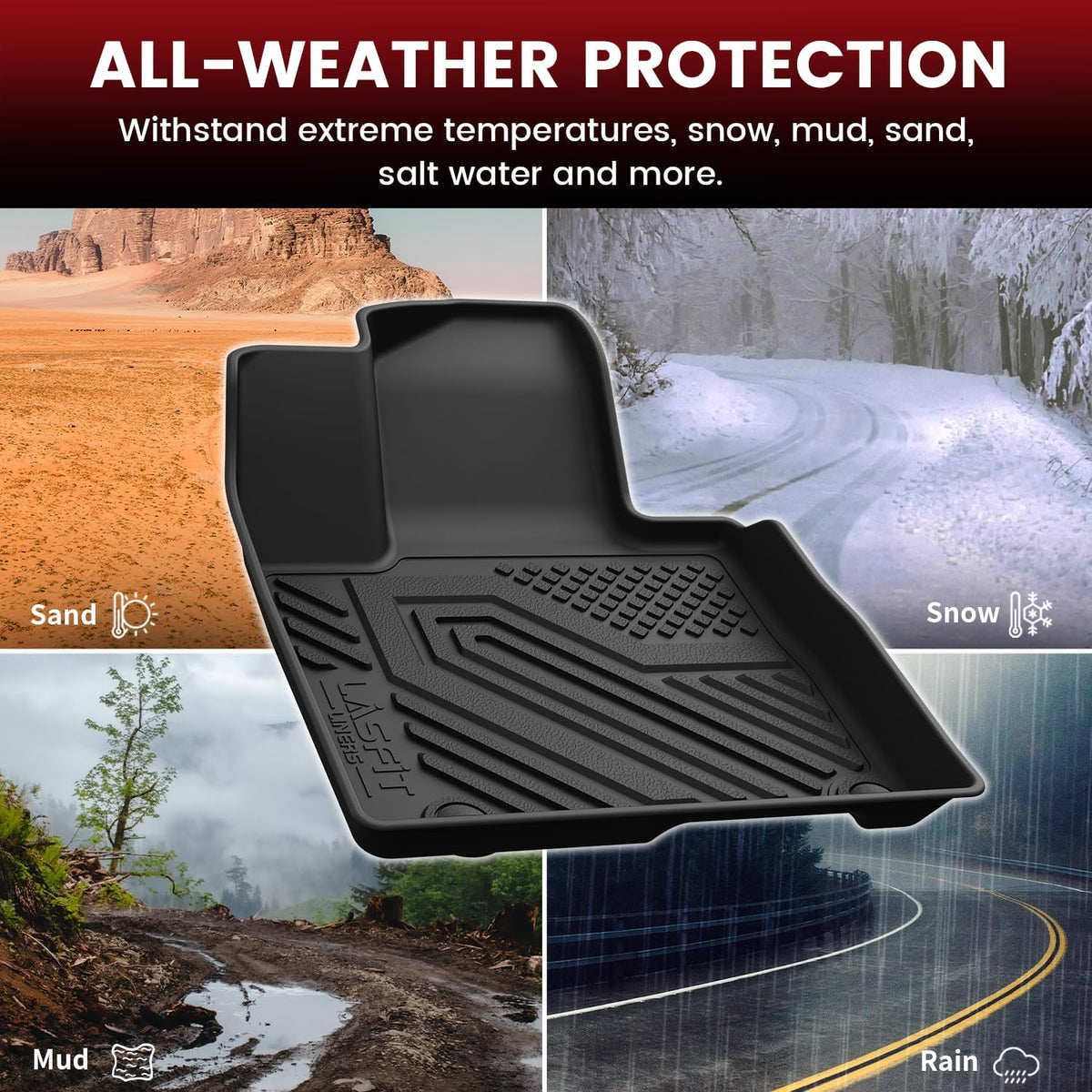 Floor Mats for Hyundai Sonata 2020-2026 / Kia K5 2021-2025 - Colors B