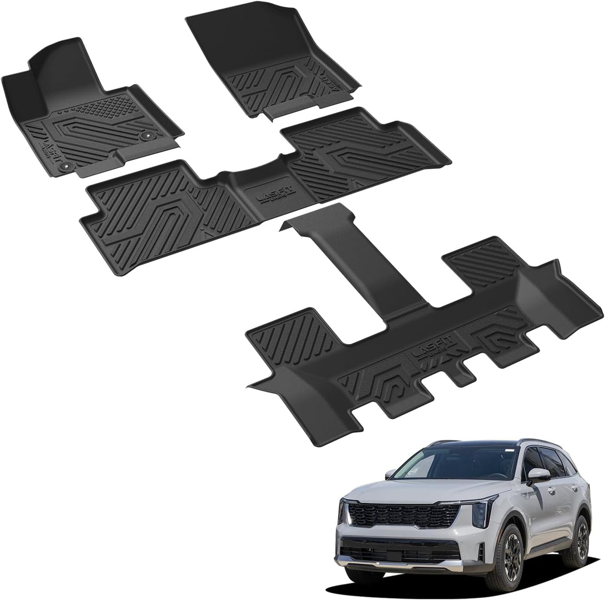 Floor Mats for Hyundai Sonata 2020-2026 / Kia K5 2021-2025 - Colors B