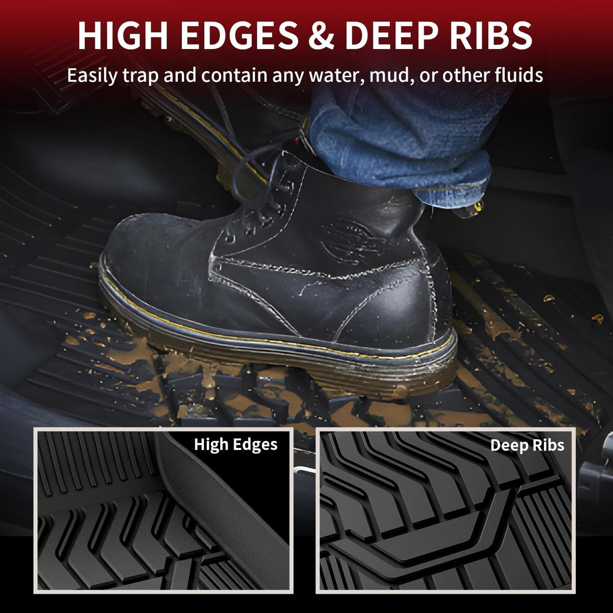 Floor Mats for Hyundai Sonata 2020-2026 / Kia K5 2021-2025 - Colors B