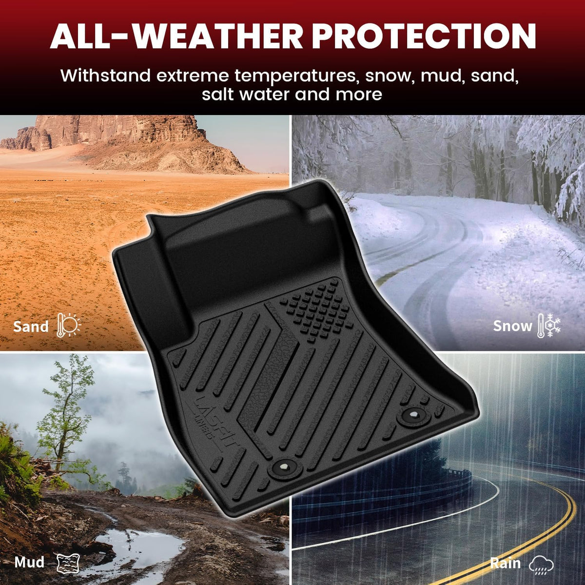 Floor Mats for Hyundai Sonata 2020-2026 / Kia K5 2021-2025 - Colors B