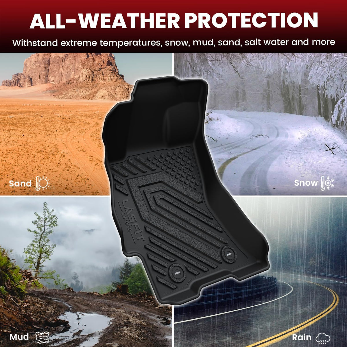 Floor Mats for Hyundai Sonata 2020-2026 / Kia K5 2021-2025 - Colors B