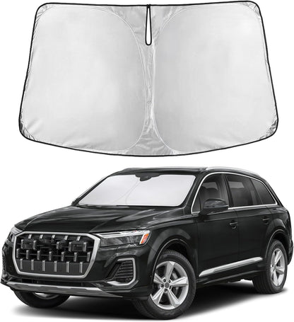 Windshield Sun Shade, Foldable Car Window Shades, 280T Visor Shade - Colors D