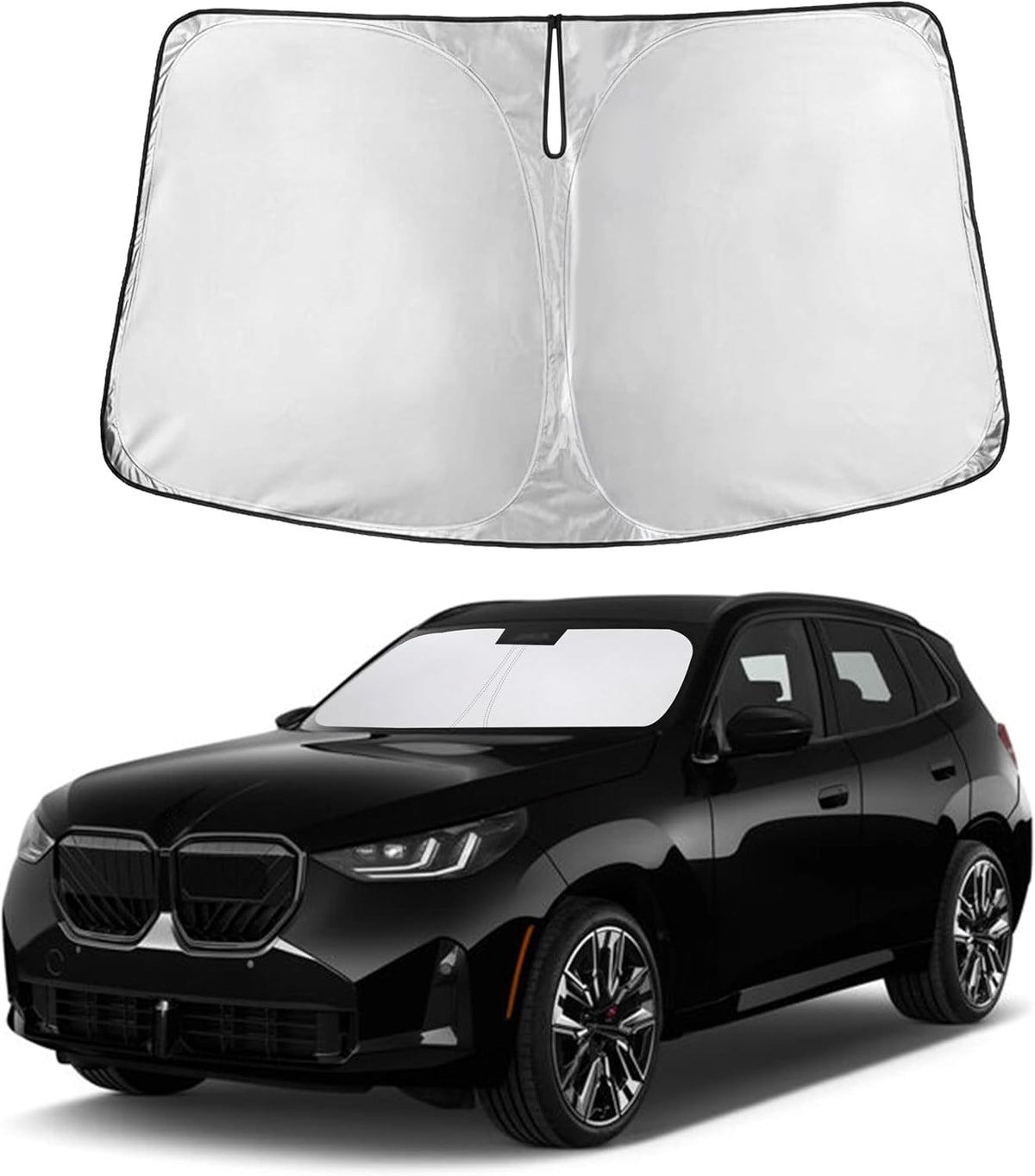 Windshield Sun Shade, Foldable Car Window Shades, 280T Visor Shade - Colors D