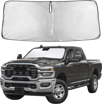 Windshield Sun Shade, Foldable Car Window Shades, 280T Visor Shade - Colors D