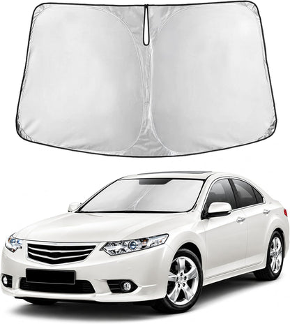 Windshield Sun Shade, Foldable Car Window Shades, 280T Visor Shade - Colors D