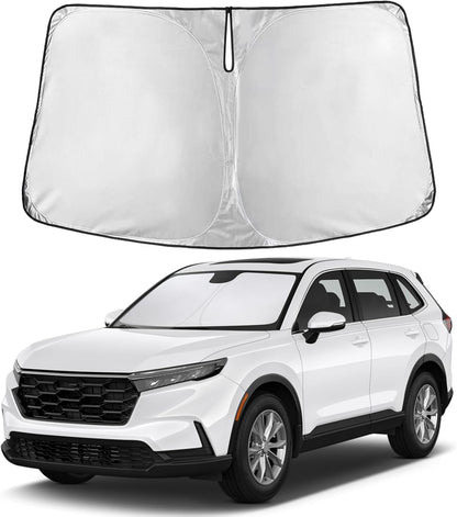 Windshield Sun Shade, Foldable Car Window Shades, 280T Visor Shade - Colors D