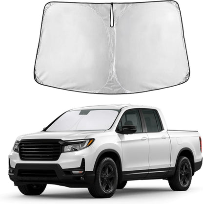 Windshield Sun Shade, Foldable Car Window Shades, 280T Visor Shade - Colors D