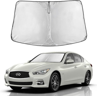 Windshield Sun Shade, Foldable Car Window Shades, 280T Visor Shade - Colors D
