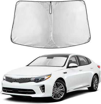 Windshield Sun Shade, Foldable Car Window Shades, 280T Visor Shade - Colors D