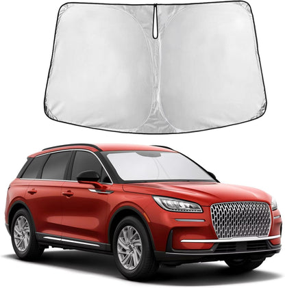 Windshield Sun Shade, Foldable Car Window Shades, 280T Visor Shade - Colors D