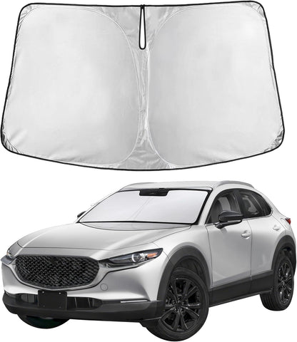 Windshield Sun Shade, Foldable Car Window Shades, 280T Visor Shade - Colors D