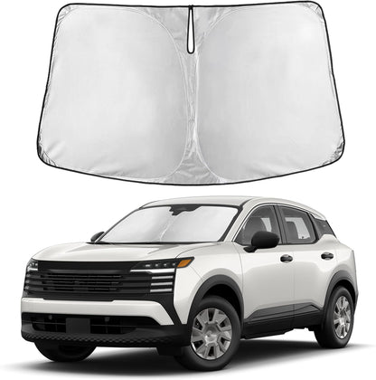 Windshield Sun Shade, Foldable Car Window Shades, 280T Visor Shade - Colors D