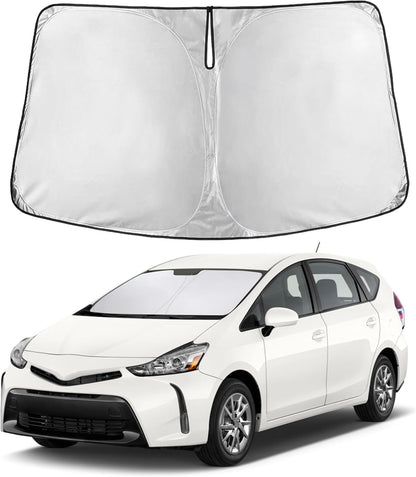 Windshield Sun Shade, Foldable Car Window Shades, 280T Visor Shade - Colors D