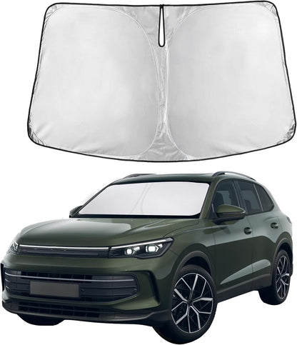 Windshield Sun Shade, Foldable Car Window Shades, 280T Visor Shade - Colors D