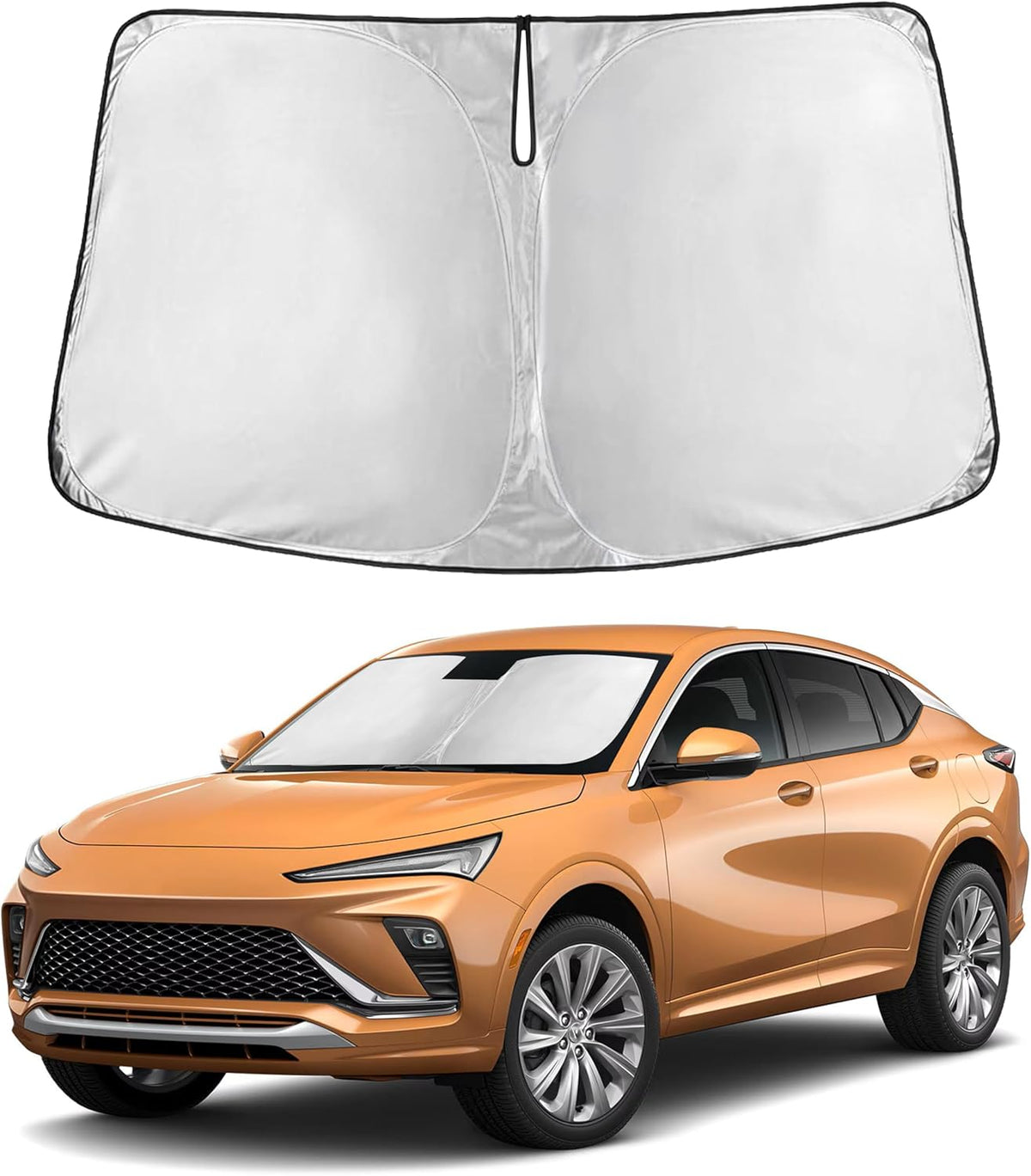 Windshield Sun Shade, Foldable Car Window Shades, 280T Visor Shade - Colors F