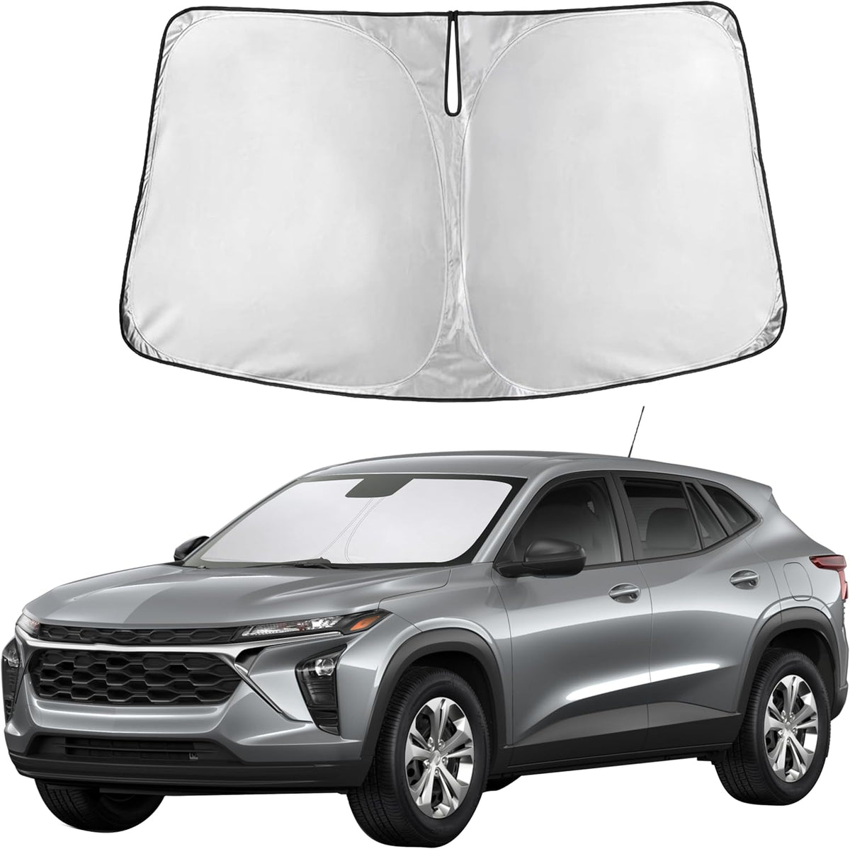 Windshield Sun Shade, Foldable Car Window Shades, 280T Visor Shade - Colors F
