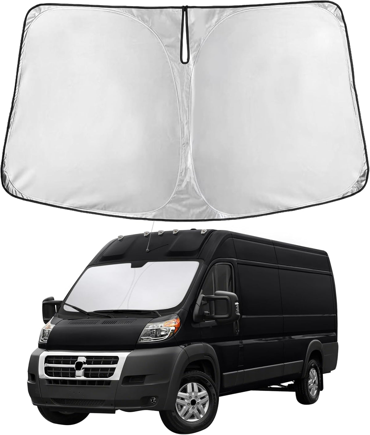Windshield Sun Shade, Foldable Car Window Shades, 280T Visor Shade - Colors F