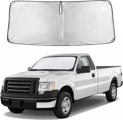 Windshield Sun Shade, Foldable Car Window Shades, 280T Visor Shade - Colors F