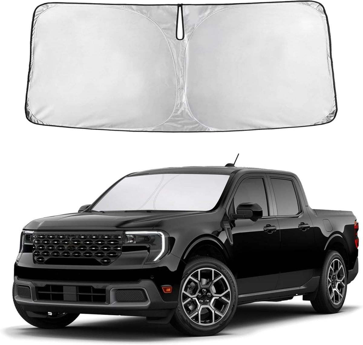 Windshield Sun Shade, Foldable Car Window Shades, 280T Visor Shade - Colors F