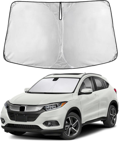 Windshield Sun Shade, Foldable Car Window Shades, 280T Visor Shade - Colors F