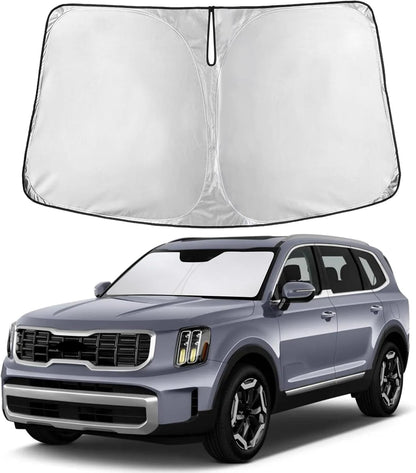 Windshield Sun Shade, Foldable Car Window Shades, 280T Visor Shade - Colors F