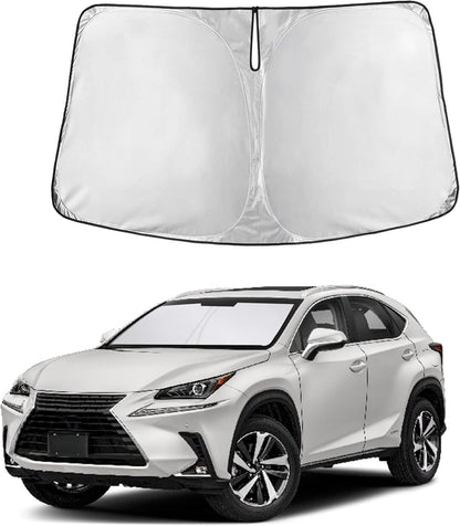 Windshield Sun Shade, Foldable Car Window Shades, 280T Visor Shade - Colors F