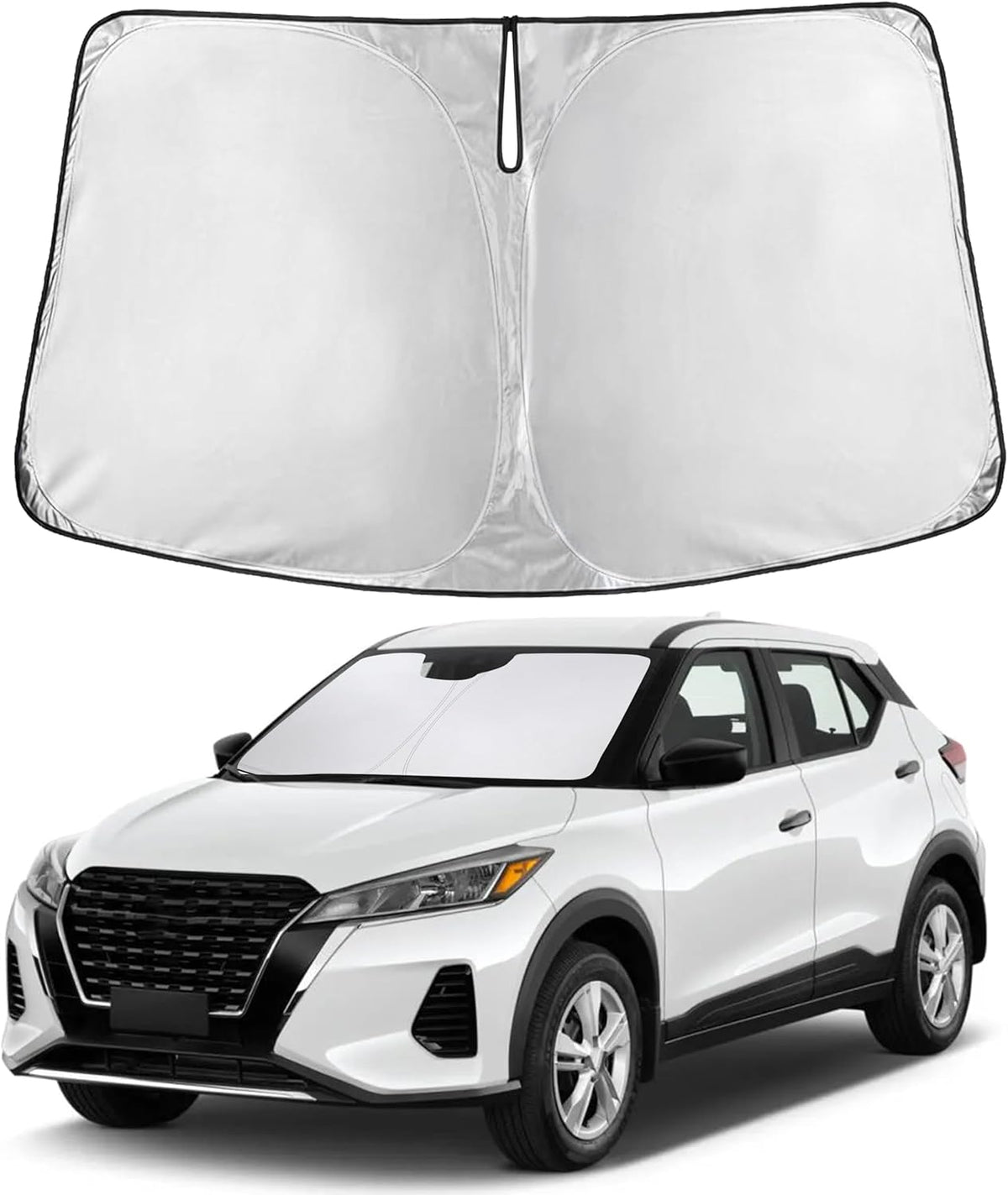 Windshield Sun Shade, Foldable Car Window Shades, 280T Visor Shade - Colors F